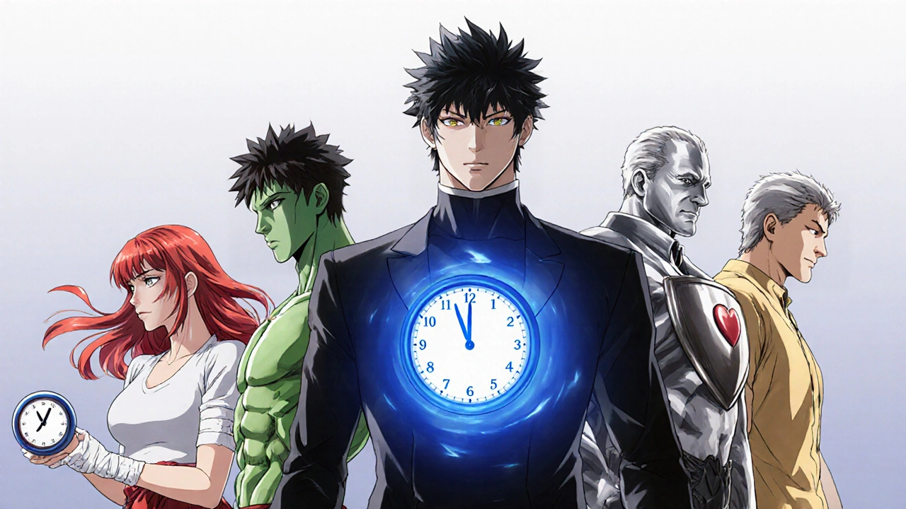 Five characters personify different NSAIDs, highlighting their distinct traits.