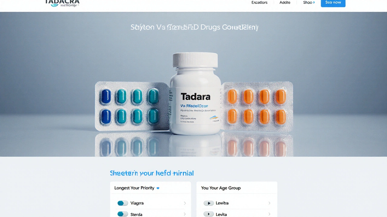 Tadora vs Other ED Drugs: Tadalafil Comparison Guide